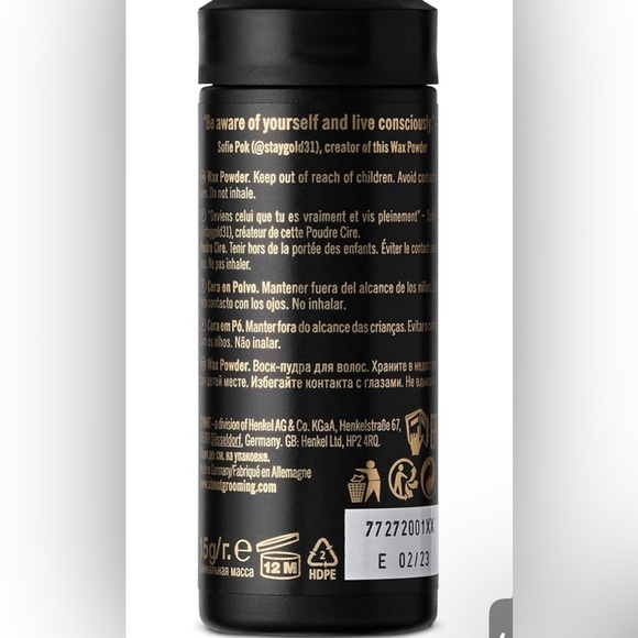 Wax Powder, 0.53 oz | Semi-Matte Finish | - Picture 2 of 3